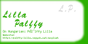 lilla palffy business card